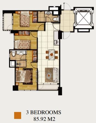 Arandra Residence Tipe 3 Bedroom